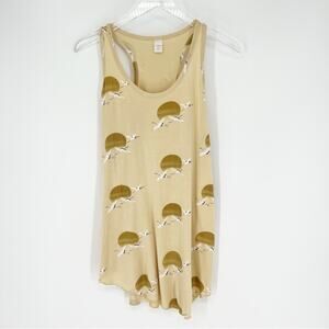 The Woods by Kate Quinn Seabirds Racerback Tank Top XXL‎ Tan